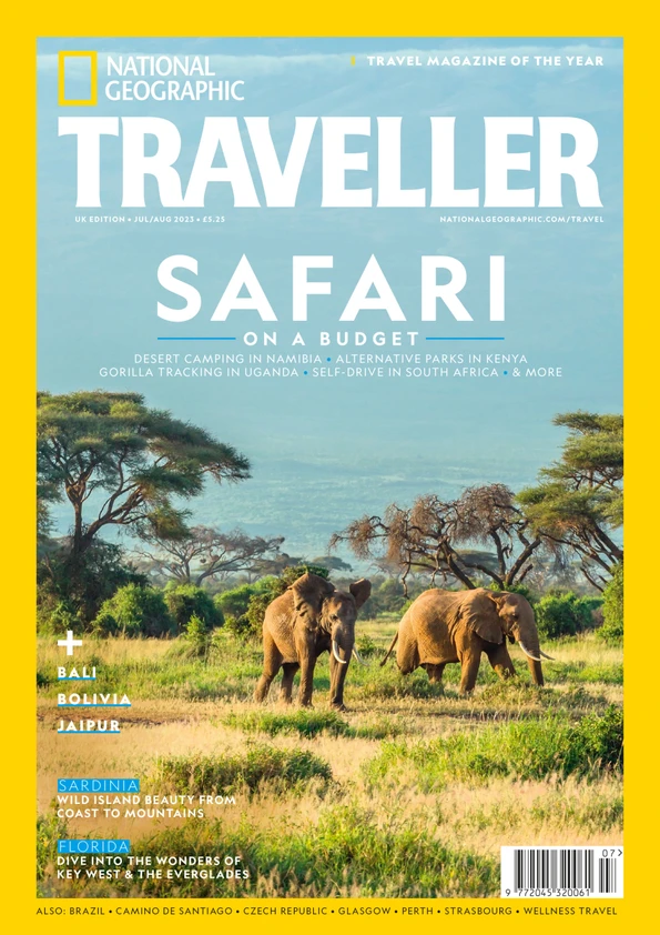 National Geographic Traveller UK Magazine Cover - Safari on a Budget