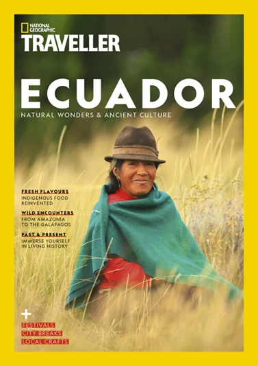 National Geographic Traveller Magazine Cover - Ecuador