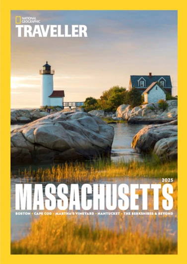 National Geographic Traveller Magazine Cover - Massachusetts 2025