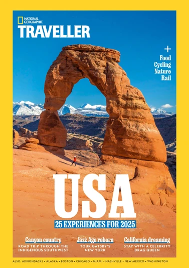 National Geographic Traveller Magazine Cover USA Experiences